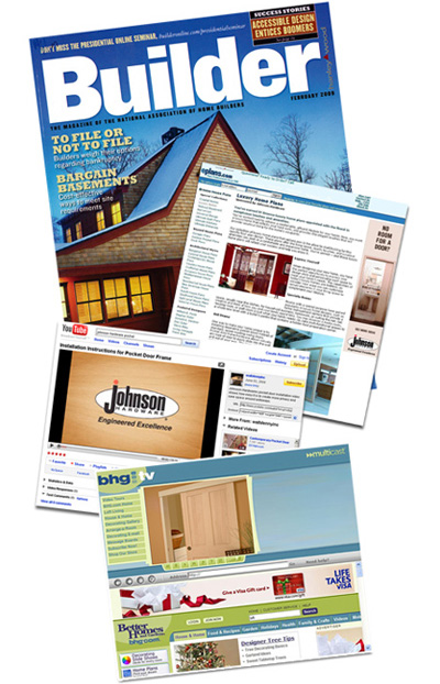 Magazines and websites promote Johnson Hardware